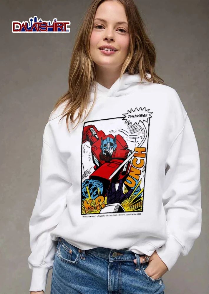 Transformers Thumbs Krunch Second Form 2026 Optimus Prime Comic Book Punch shirt