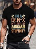 Generation X T-Shirt 1965–1980 Funny Gen X Humor 30 at 10 & 30 at 50 Tee Top