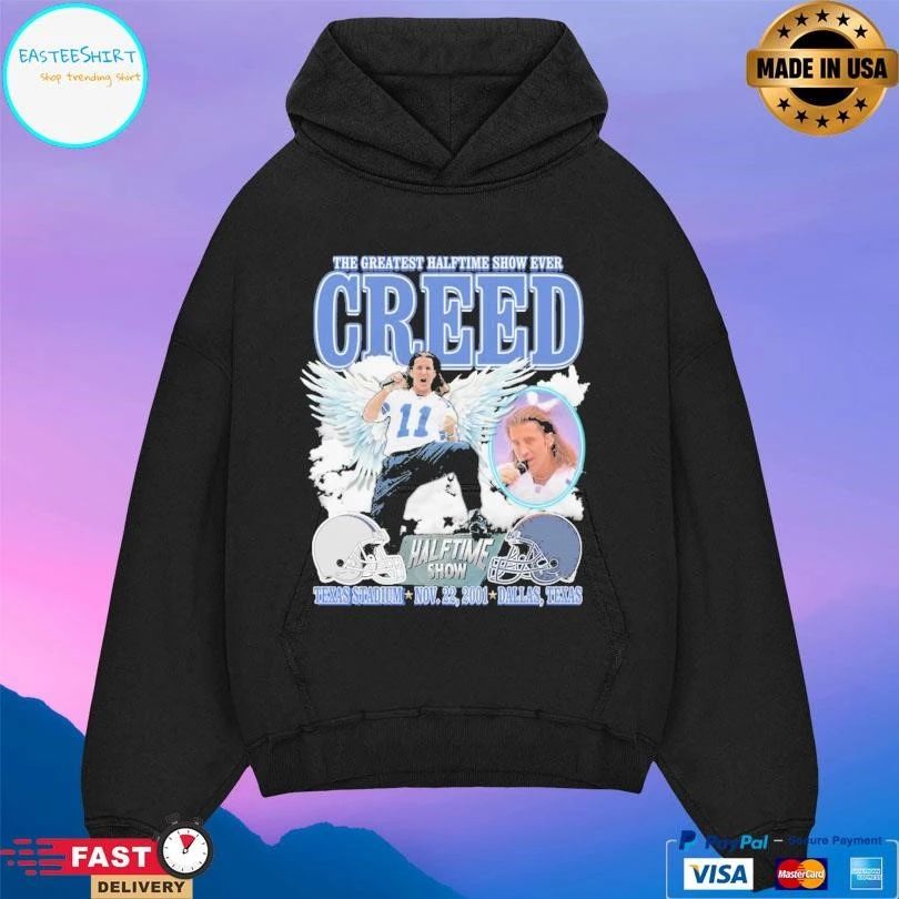 The Greatest Halftime Show Ever Creed Halftime Show Texas Stadium Nov 22 2001 Dallas Texas T-shirts