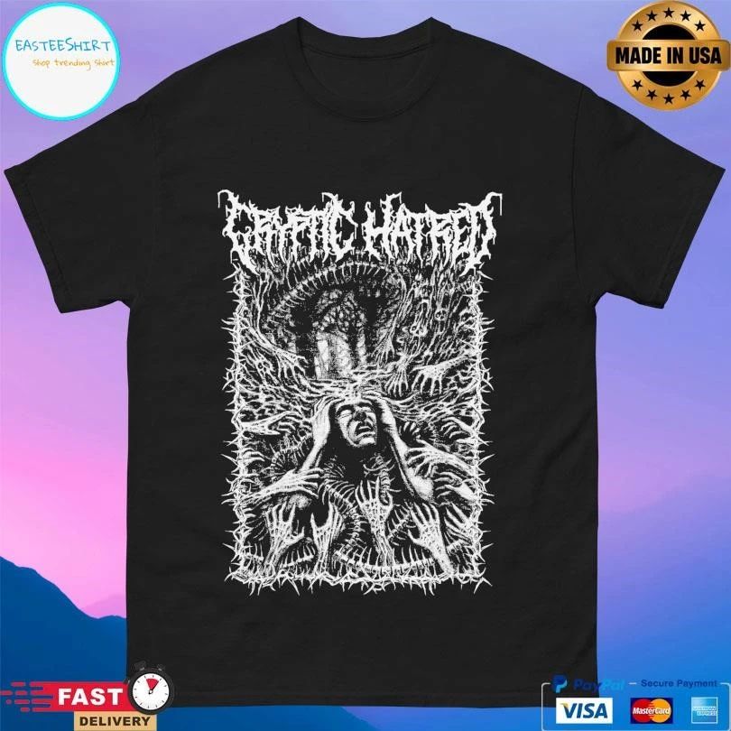 Cryptic Hatred Internal Torment B And W T-shirts