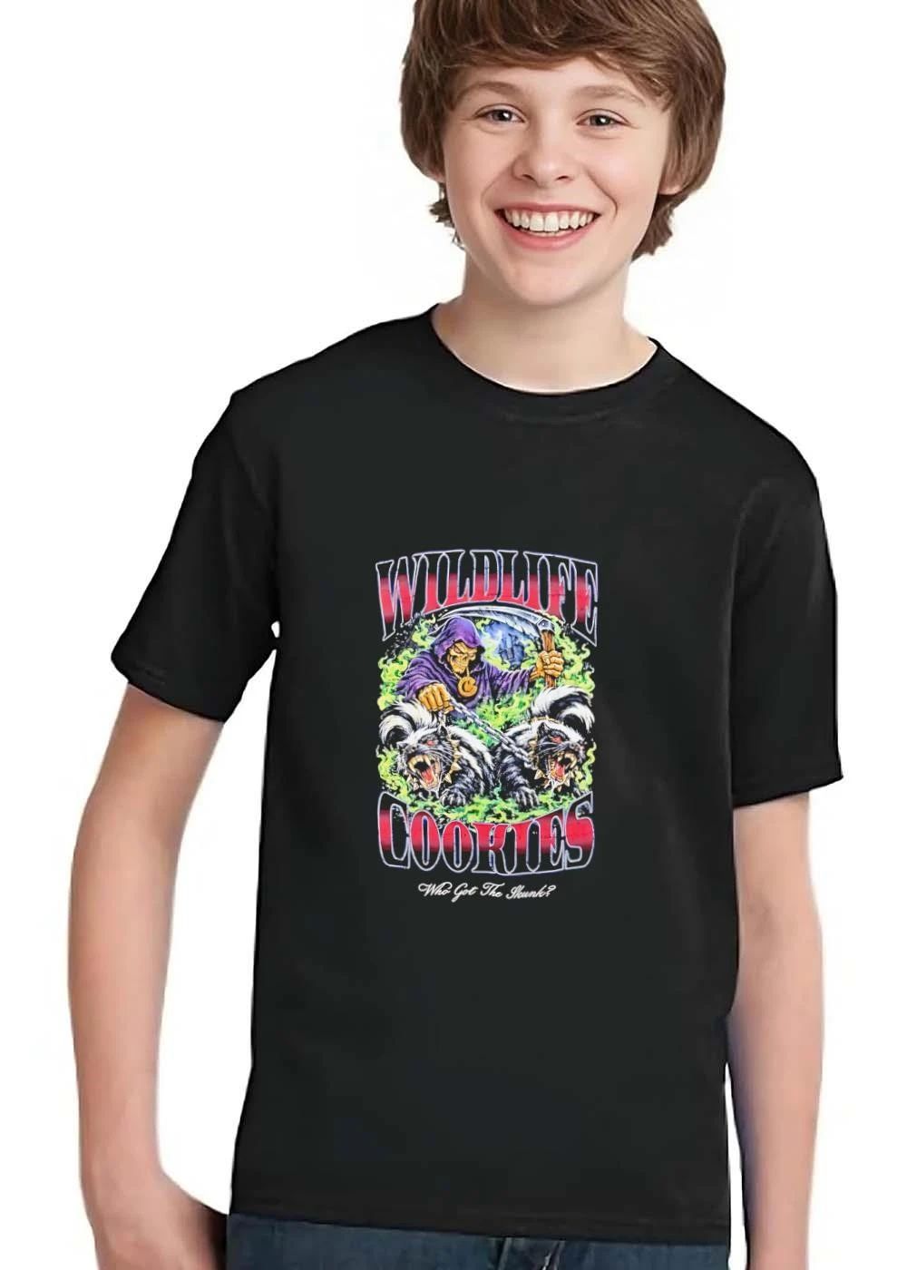 Cookies Wildlife Who Got The Skunk Grim Reaper Scythe Snarling Skunks shirt