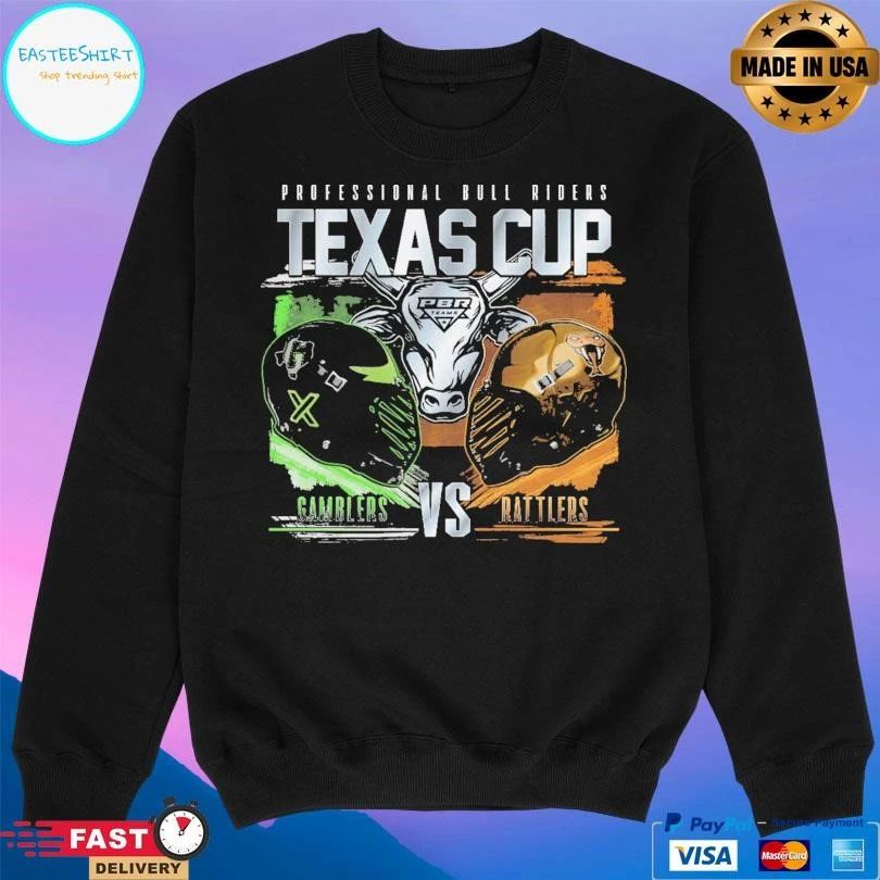 Professional Bull Riders Texas Cup Rivalry Gamblers Vs Rattlers T-shirts