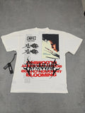 Civil Regime Edward Scissorhands Shirt Mens Medium Butter Oversized Graphic Tee