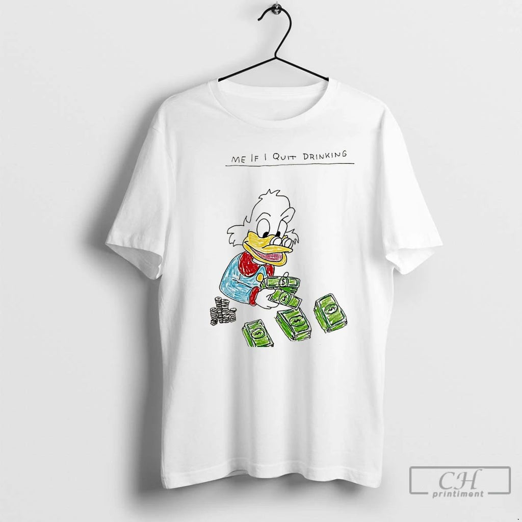 Premium Duck Me If I Quit Drinking Art Christmas T Shirts