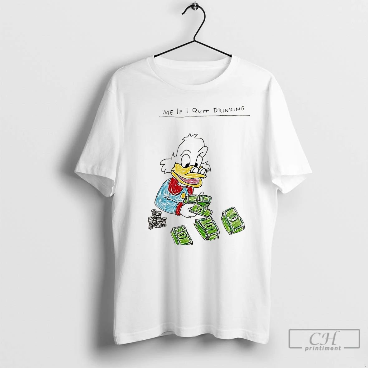 Premium Duck Me If I Quit Drinking Art Christmas T Shirts