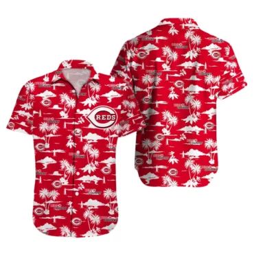 Cincinnati Reds Scenic Paradise Hawaiian Shirt