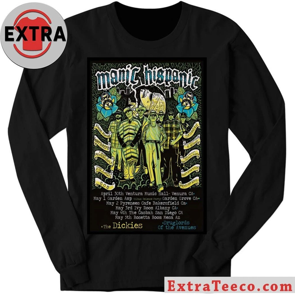 Manic Hispanic American Tour 26 Poster Shirt