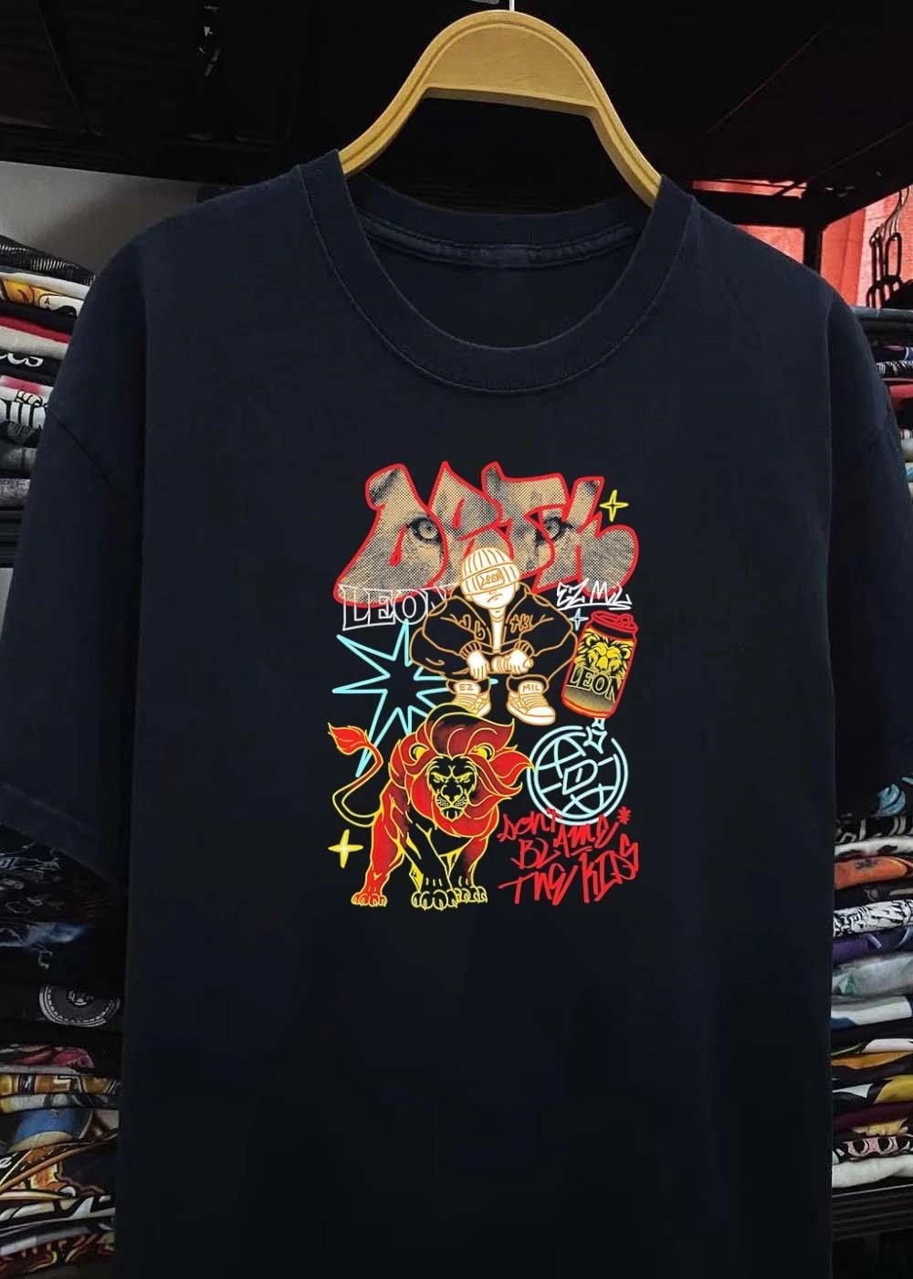 DBTK x EZ MIL Lion Streetwear Graphic T-Shirt