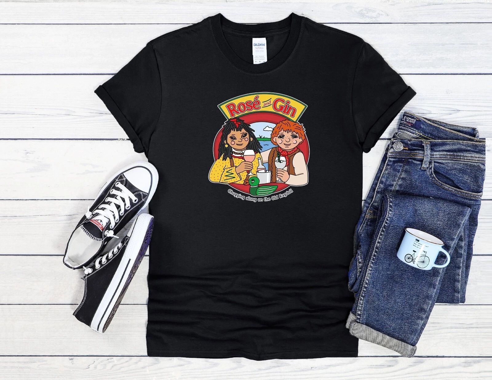 Rose and Gin Shirt Hobbits Fun Art Men Women Unisex T Shirt Hoodie Baseball 4035