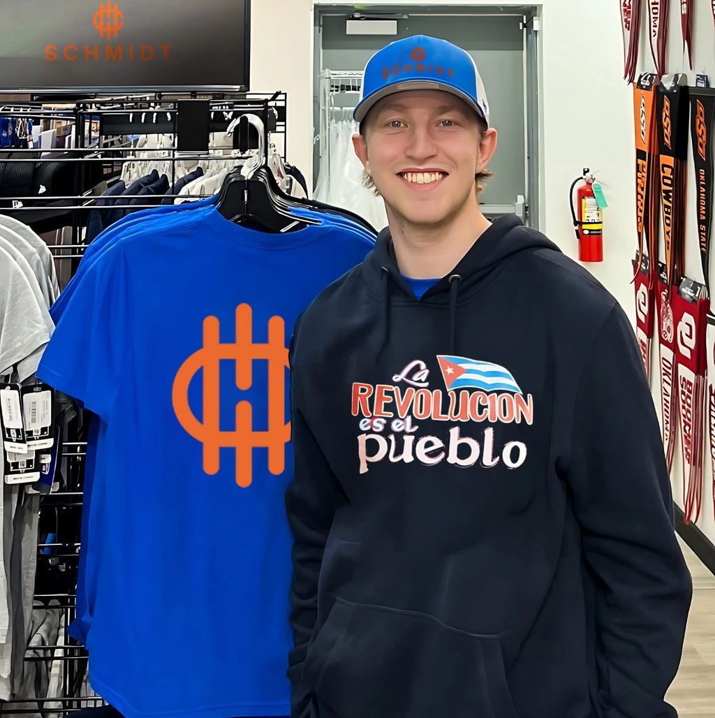 La Revolucion es el Pueblo Cuba flag shirt