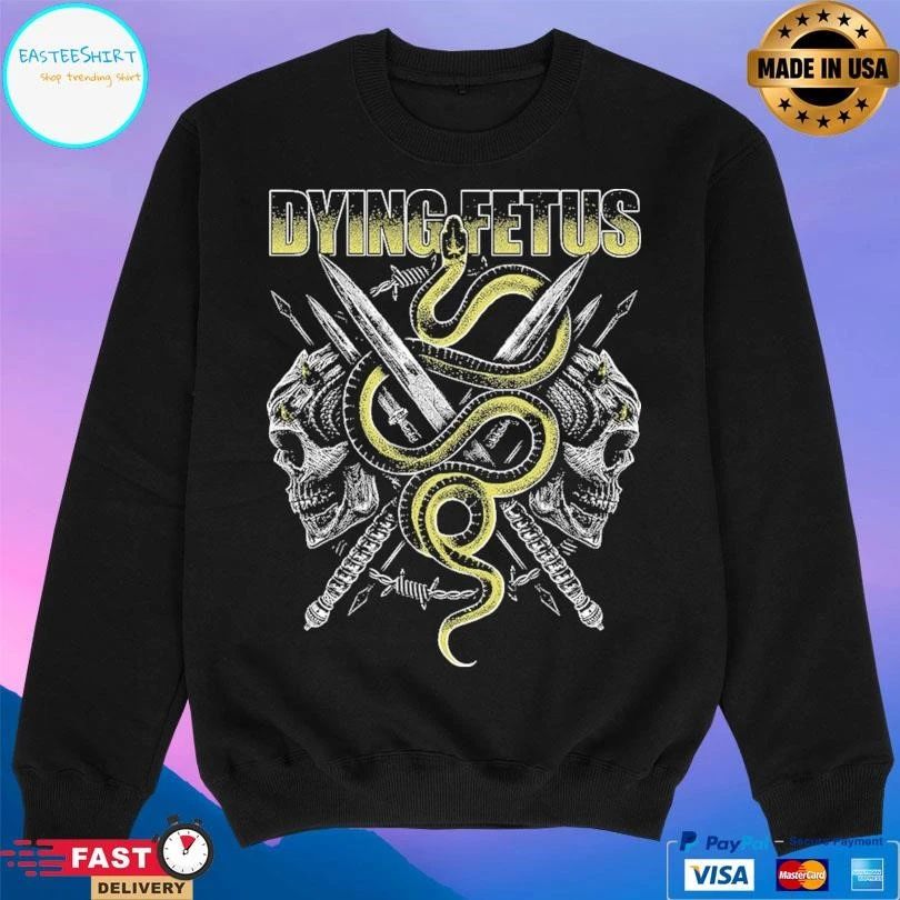 Dying Fetus Snake Skull T-shirts
