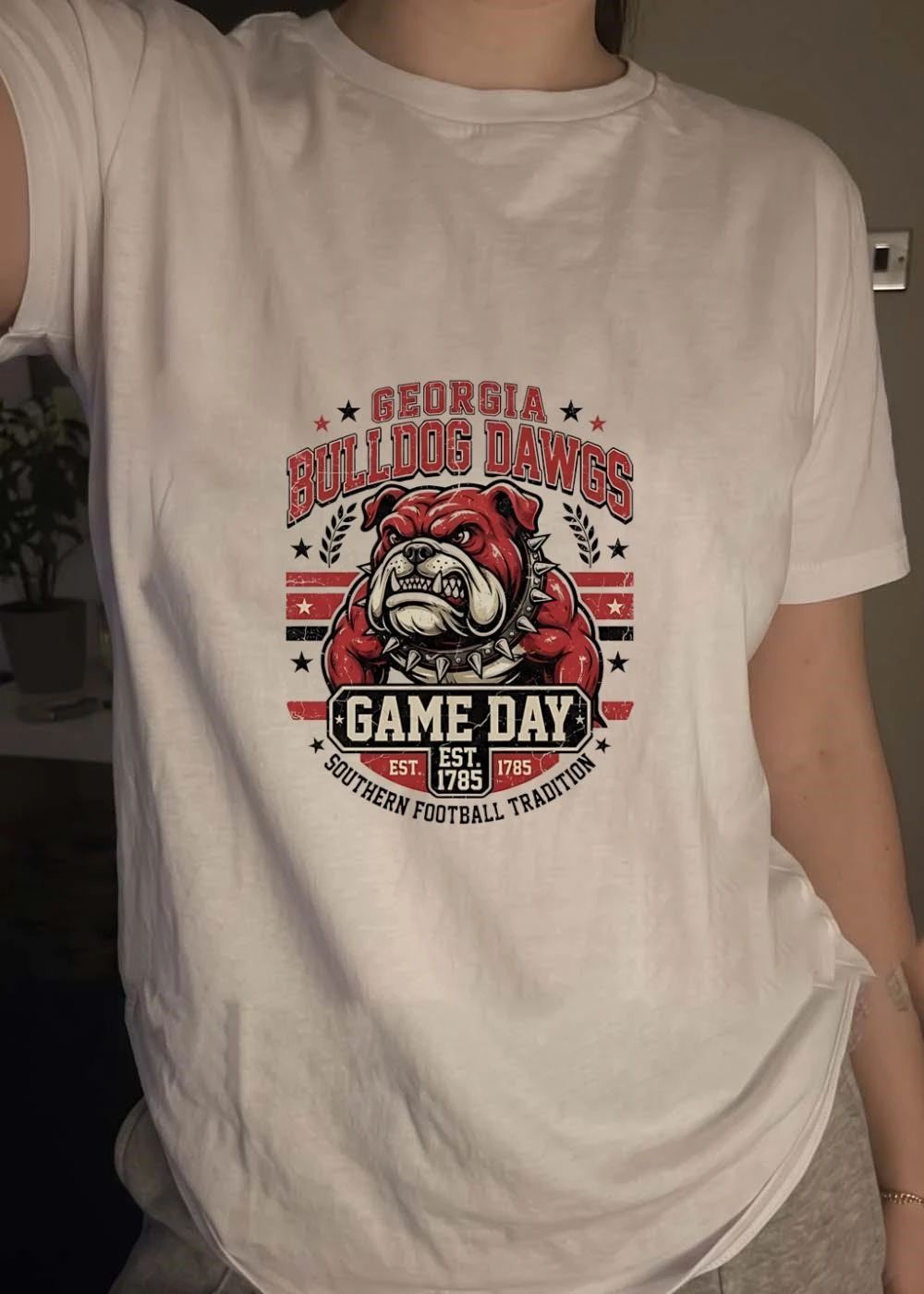 Southern Football Tradition Georgia Bulldog Dawgs Game Day Est 1785 T-Shirt
