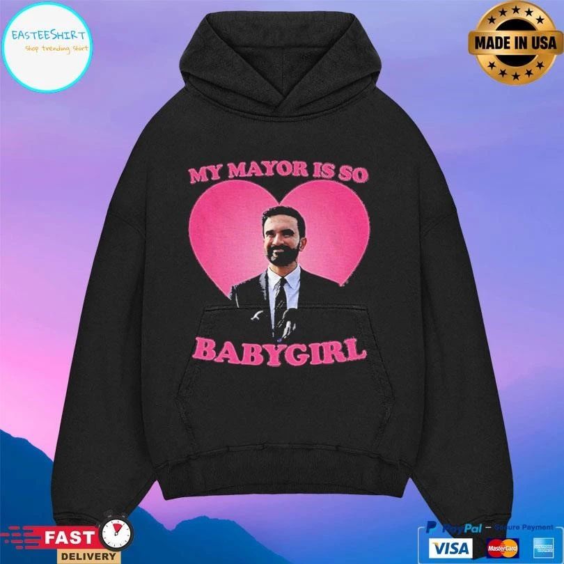 Zohran Mamdani My Mayor Is So Babygirl Pink Heart T-shirts