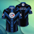 Toronto Blue Jays Striking Lines Jersey Hawaiian Shirt