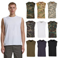 Brandit T-Shirt Sleeveless Mens Sleeveless Cotton Lightweight Regular Novelty