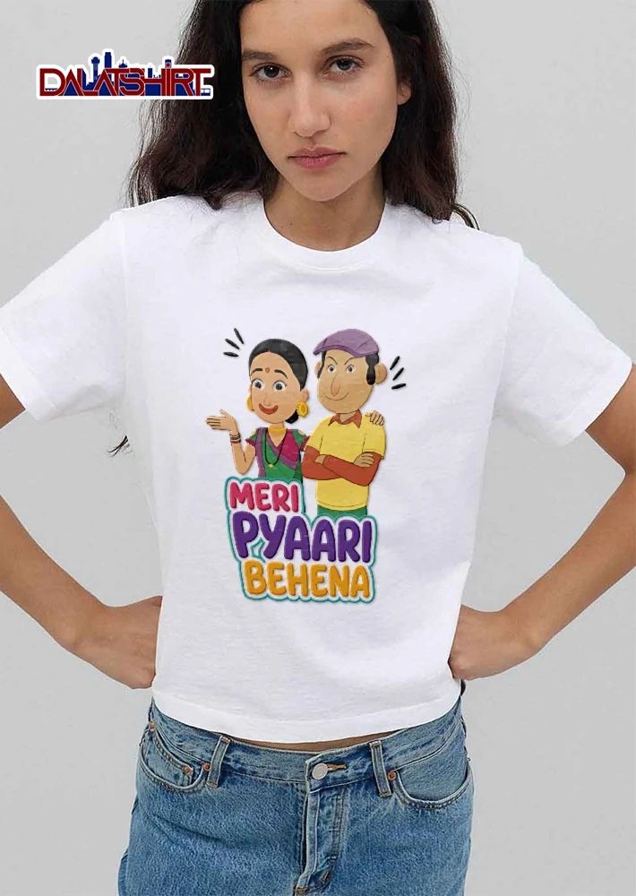 Meri Pyaari Behena Cartoon Indian Brother Sister Characters shirt