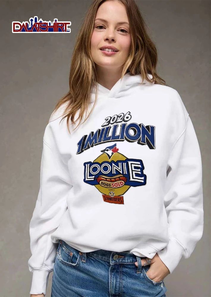 Toronto Blue Jays MLB Schneiders 1 Million Loonie Dogs Sold 2026 Bird Head Maple Leaf Grilled Bun shirt