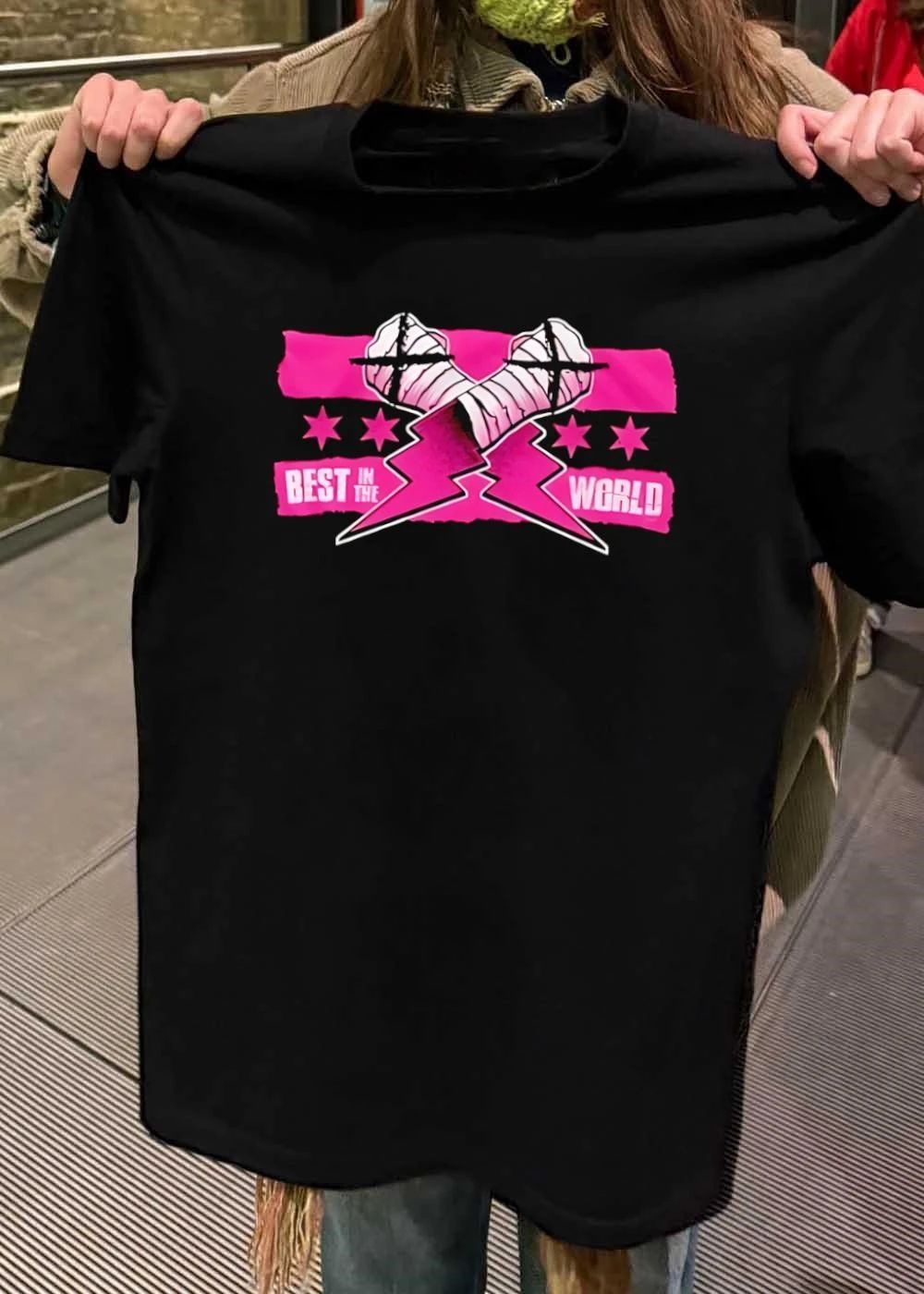 in the World CM Punk Fist Fight Crossed Arms Graphic shirt