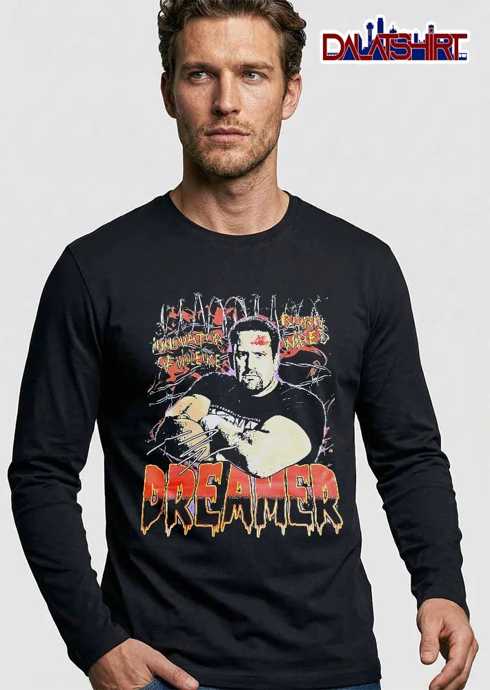 Innovator Of Violence Born Wired Dreamer Wrestler Arms Crossed Barbed Wire Blood shirt