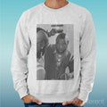 Felpa Man Light Sweater Light Grey " Mr.T Mirror Funny "