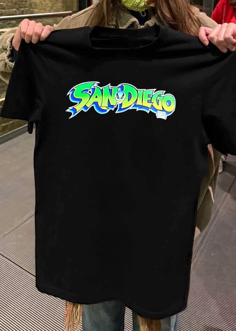 2026 San Diego Skull Graffiti Art Men’s T-Shirt
