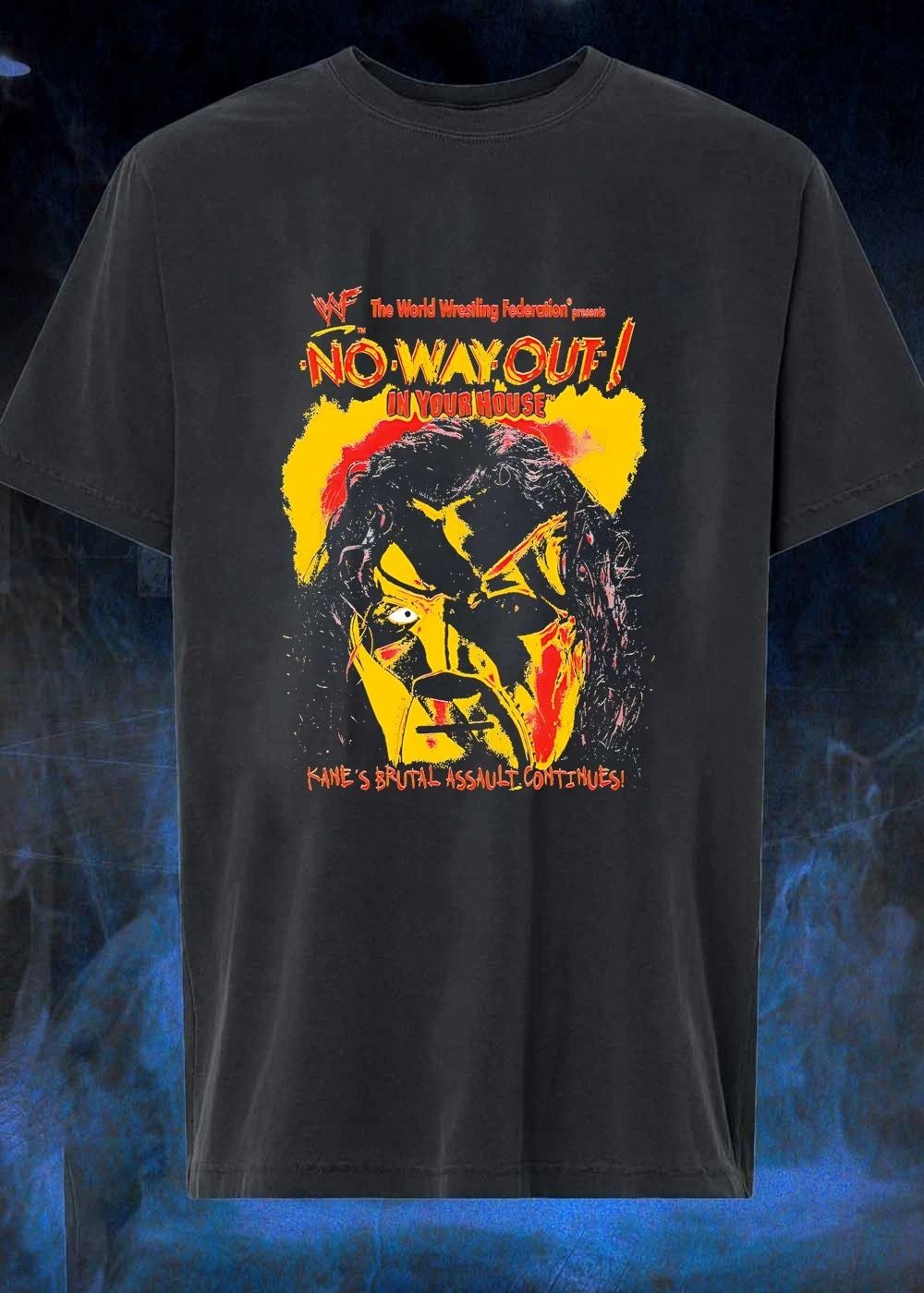 WWF No Way Out In Your House Kane’s Brutal Assault Continues T-Shirt
