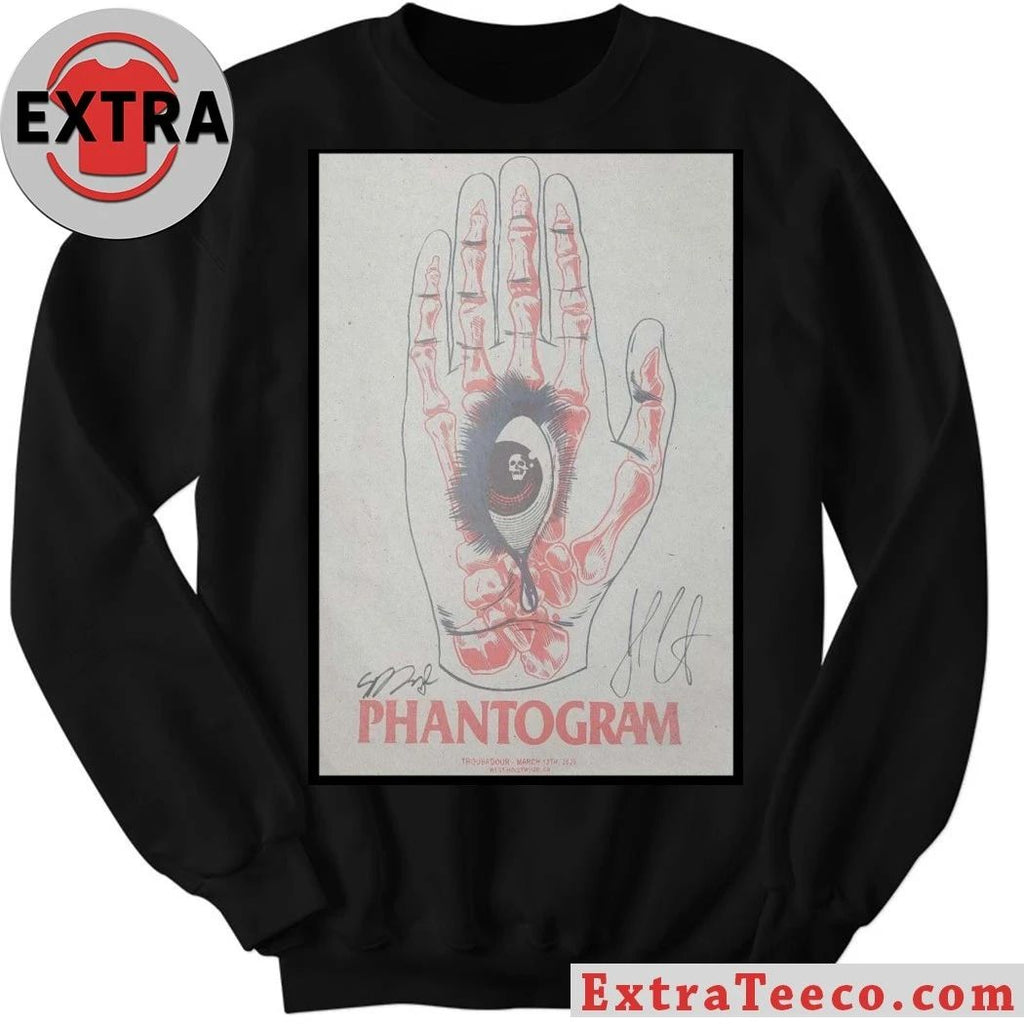 Original Mar 13 2026 PHANTOGRAM Signed Poster West Hollywood CA Shirt