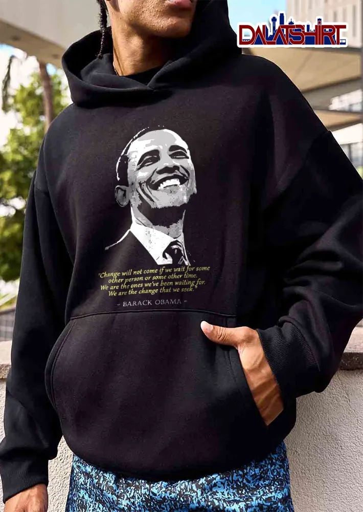 We Are The Ones Have Been Waiting For Change That Seek Barack Obama Portrait Line Art shirt