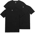 Stafford 3Pk Men's XL Black Crewneck TShirts Heavyweight 100% Cotton Undershirt