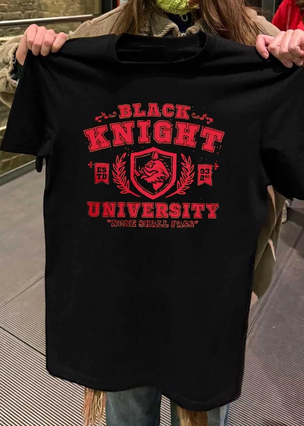 None Shall Pass Black Knight University ESTD 93 2ND Shield Hog shirt