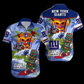New York Giants Tiki Wave Personalized Hawaiian Shirt