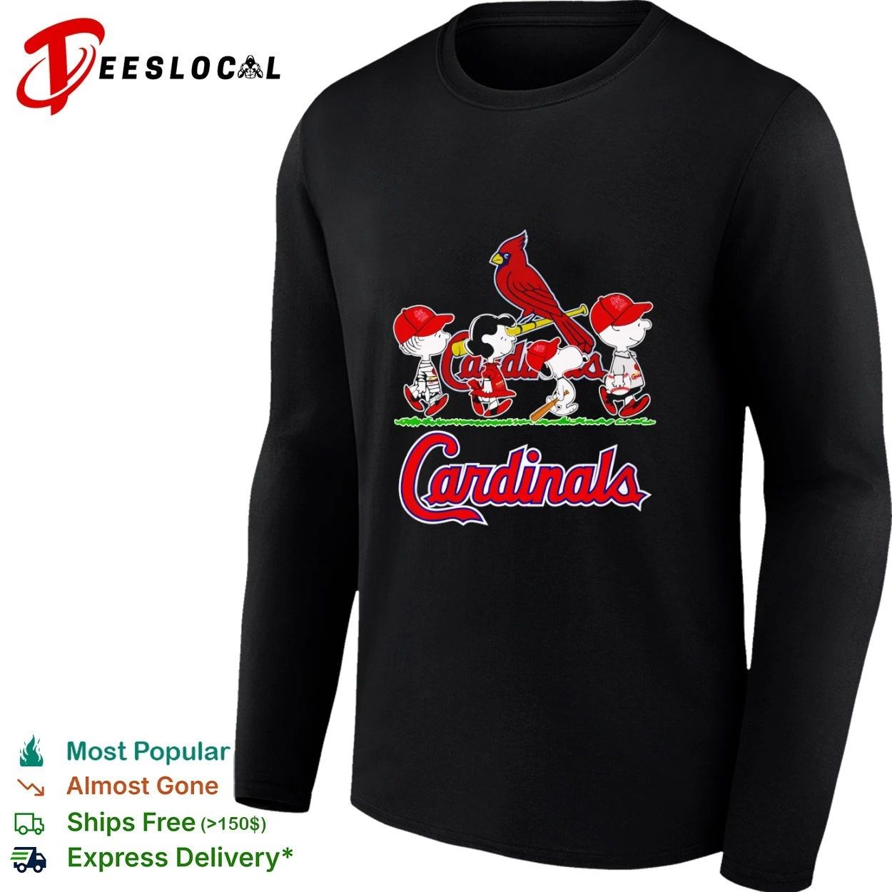 Peanuts Characters St Louis Cardinals T-shirt