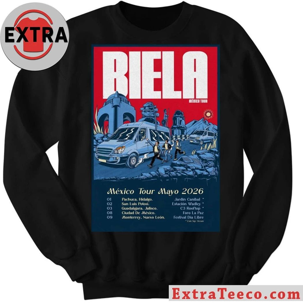 Biela Tour Mexico Mayo 2026 Poster Shirt