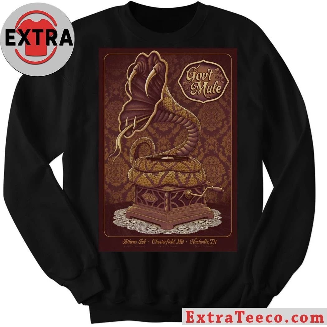 Gov’t Mule The Factory Chesterfield, MO Apr 20, 2026 Poster Shirt