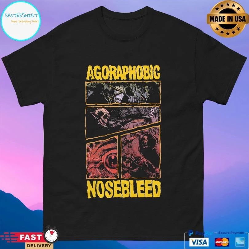 Agoraphobic Nosebleed Dark Comic T-shirts