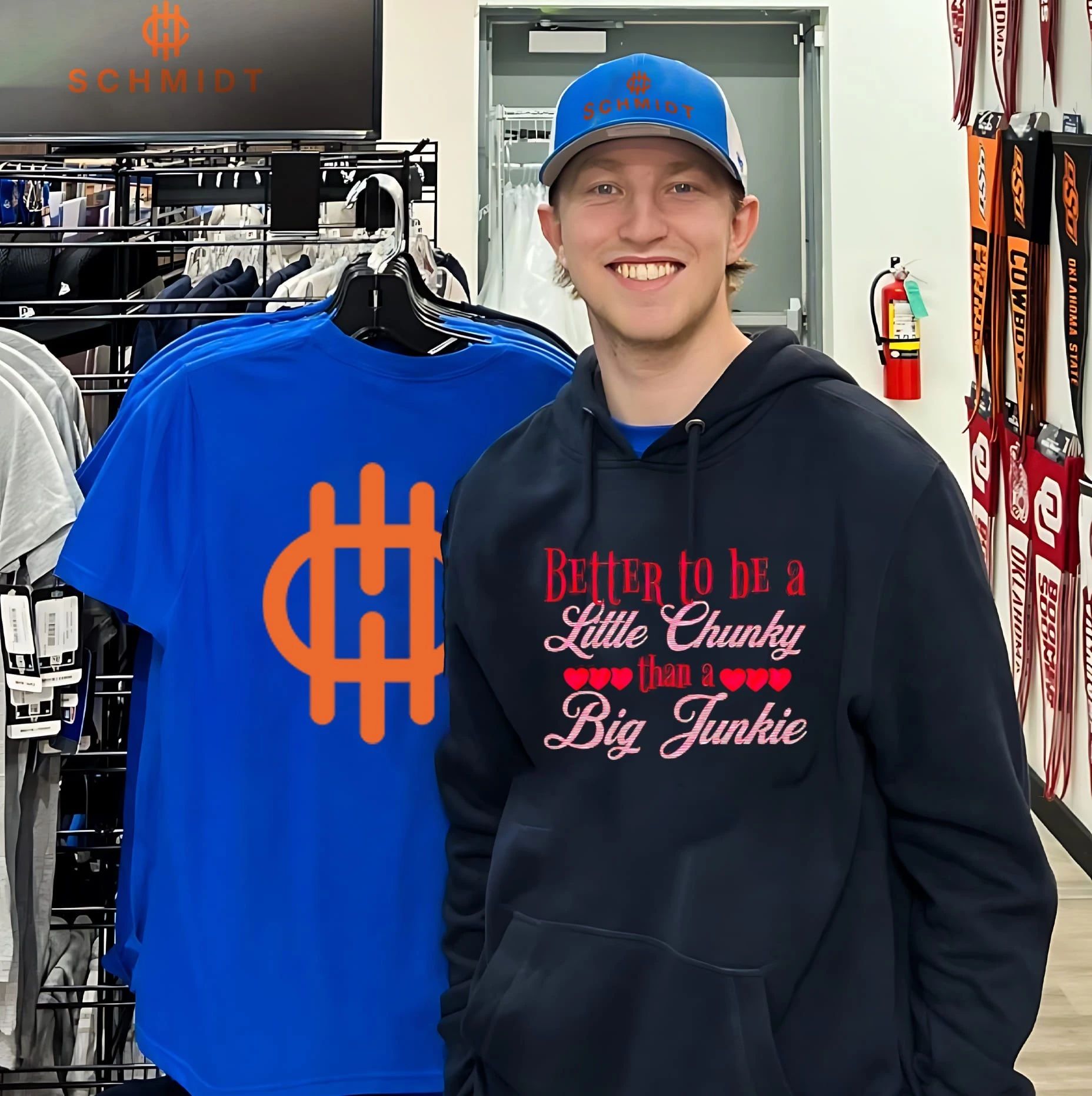 Better to be a little chunky than a big junkie shirt