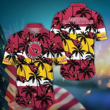 Arizona Cardinals Tropical Horizon Hawaiian Shirt