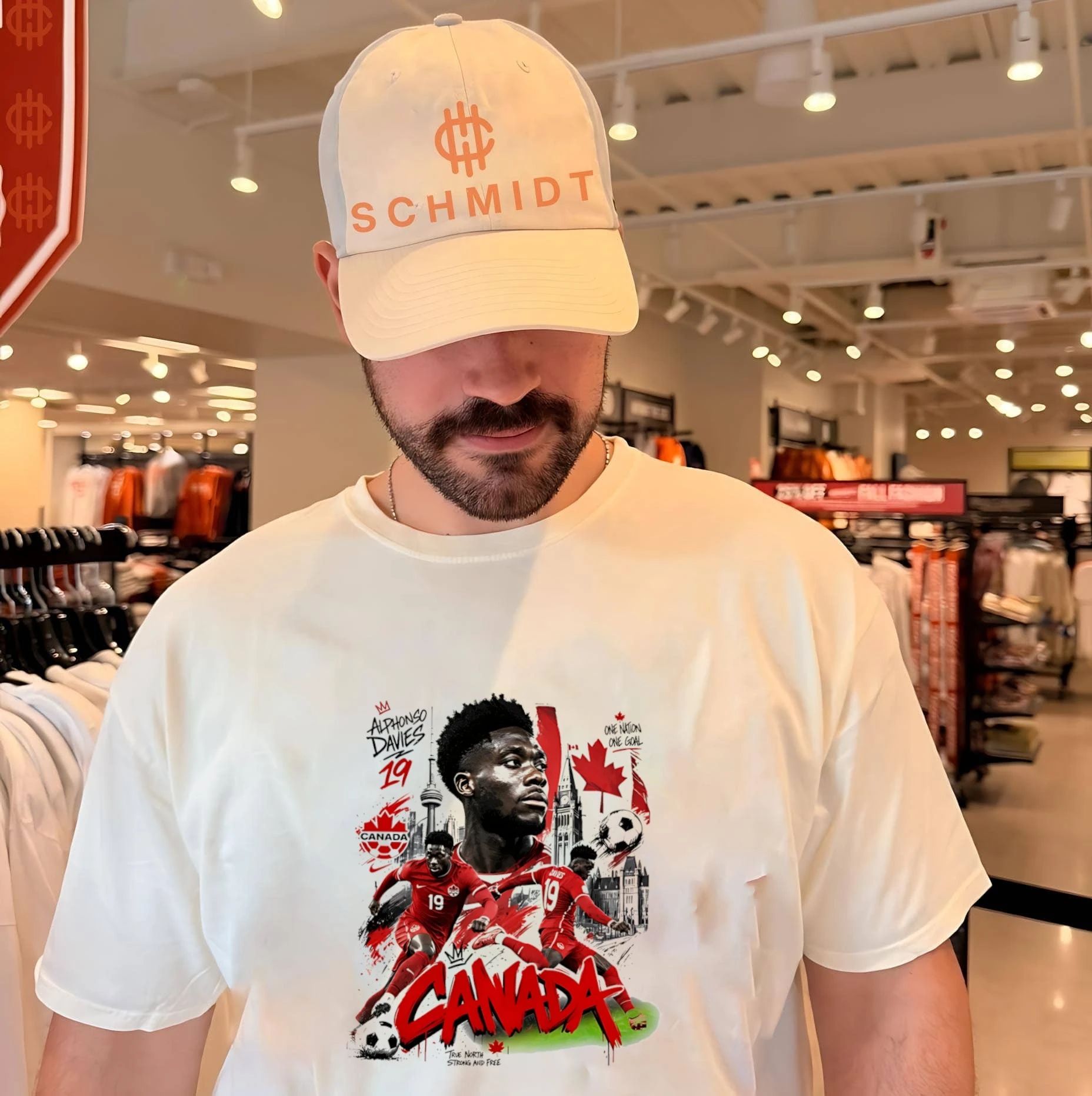Alphonso Davies Canada World Cup 2026 vintage shirt