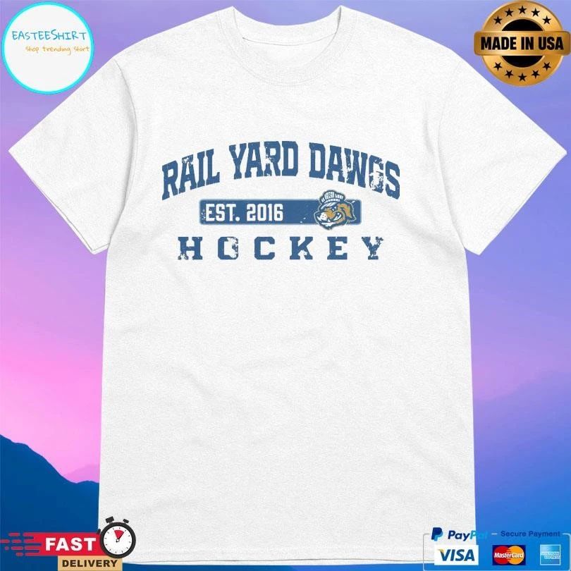 Rail Yard Dawgs Hockey Est 2016 T-shirts