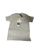 Polo Bear Tennis Club Bear Ralph Lauren Gray T-Shirt Slim Fit L