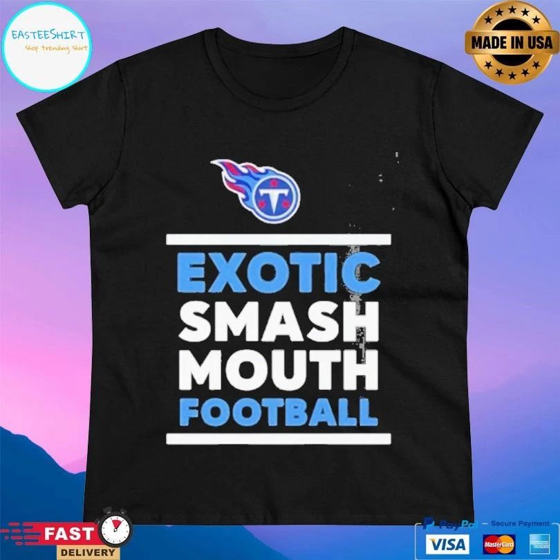 Tennessee Titans Exotic Smash Mouth Football T-shirts