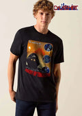 The Making Of Hurry Up Tomorrow Hooded Figure Glowing Eyes Studio Inset Photos Retro Poster shirt