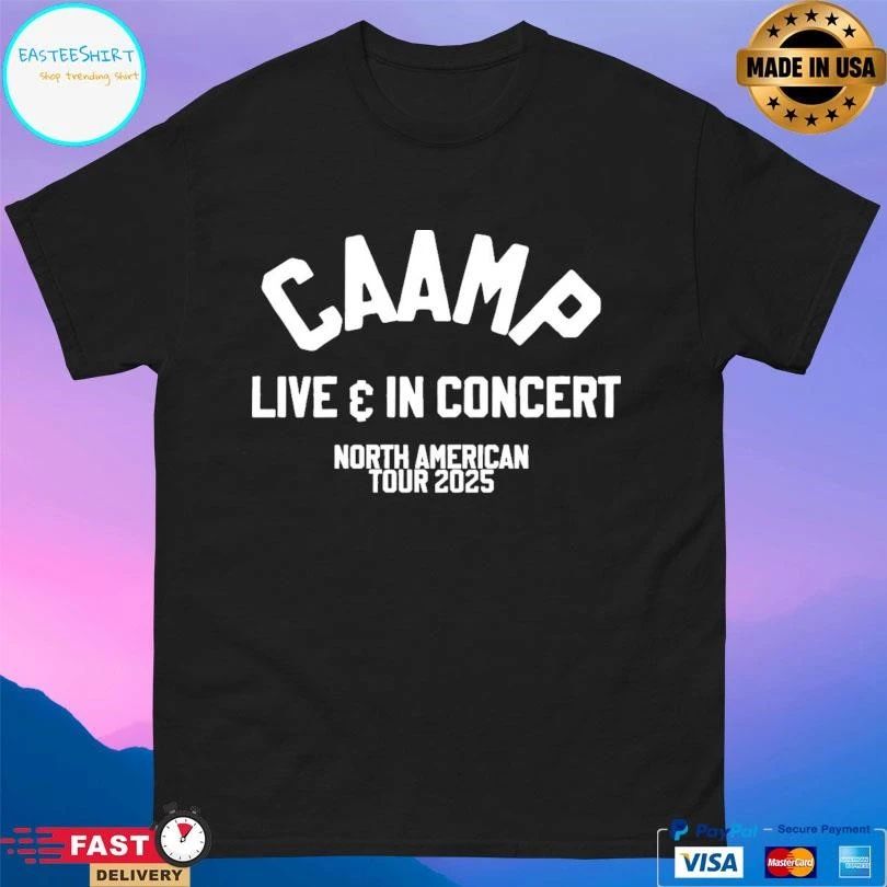 Caamp Live And In Concert North American Tour 2025 T-shirts