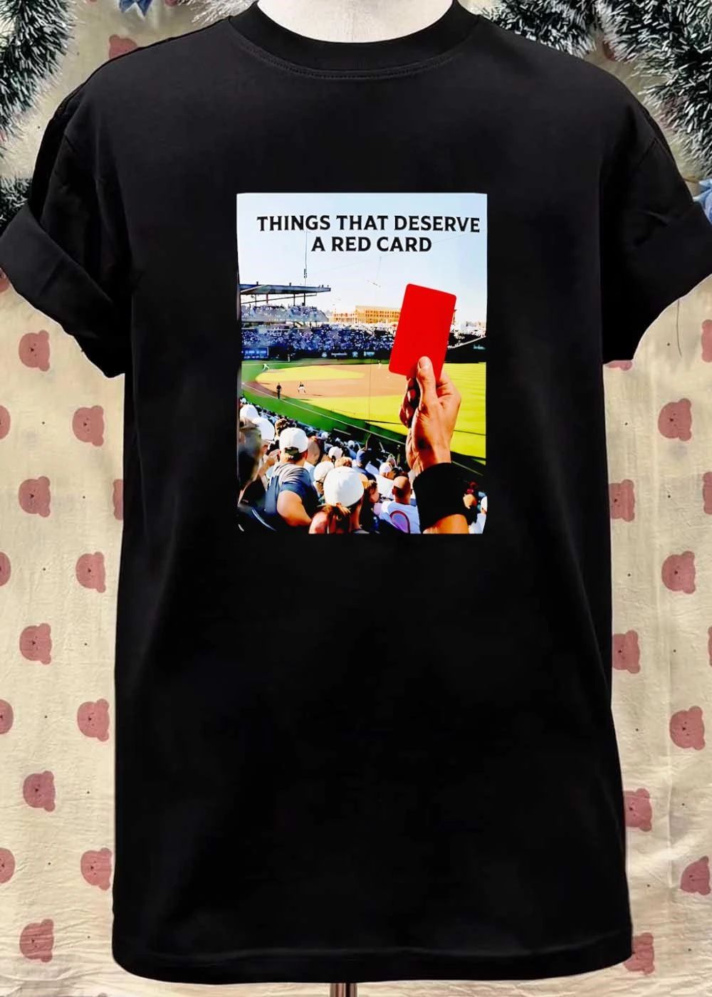 Sports Fanatic Gift Things That Deserve a Red Card Soccer Shirt