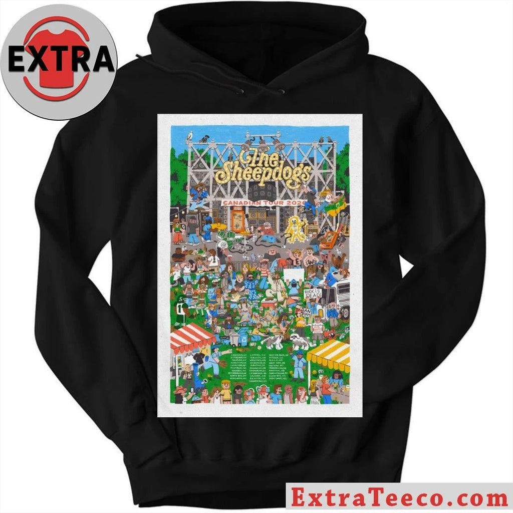 Original The Sheepdogs Canadian Tour 2026 Poster Shirt