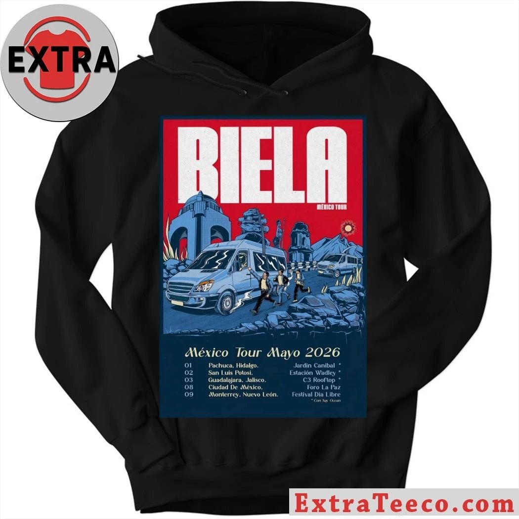 Biela Tour Mexico Mayo 2026 Poster Shirt
