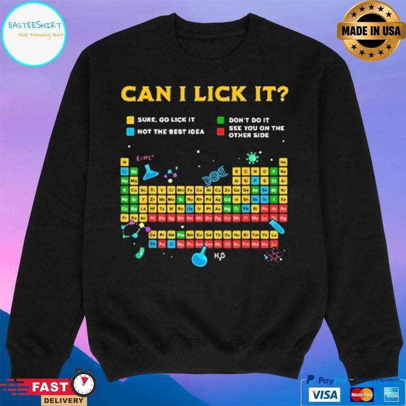 Johnna Can I Lick It Periodic Table 2025 T-shirts