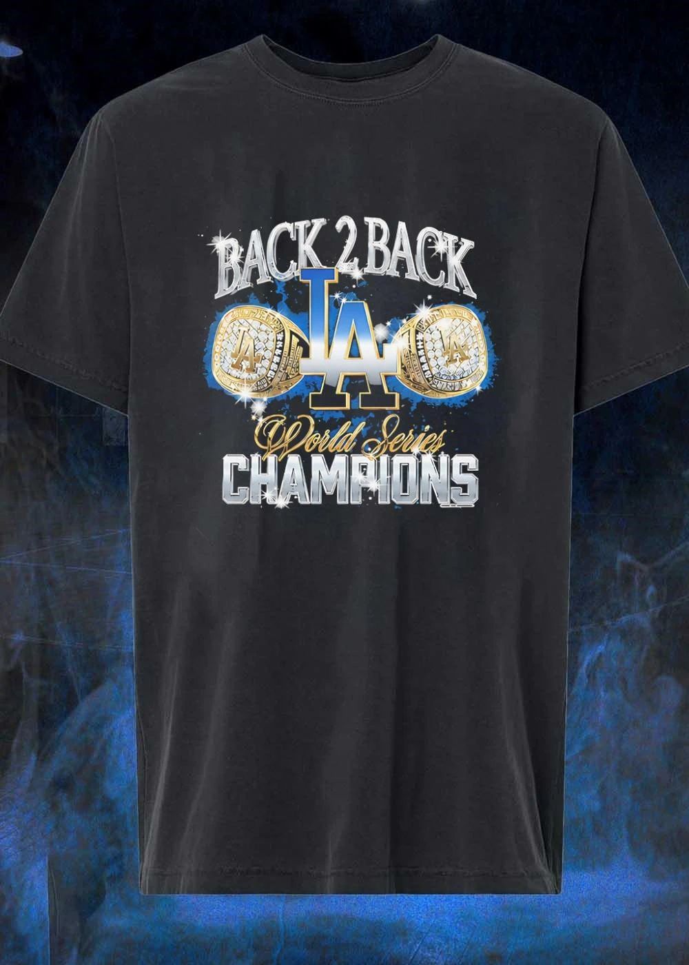 LA Dodgers Back 2 Back World Series Champions Los Angeles T-Shirt