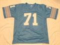 Custom Alex Karras Blue Mesh Football Jersey