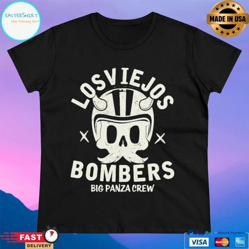 Los Viejos Bombers Big Panza Crew T-shirts
